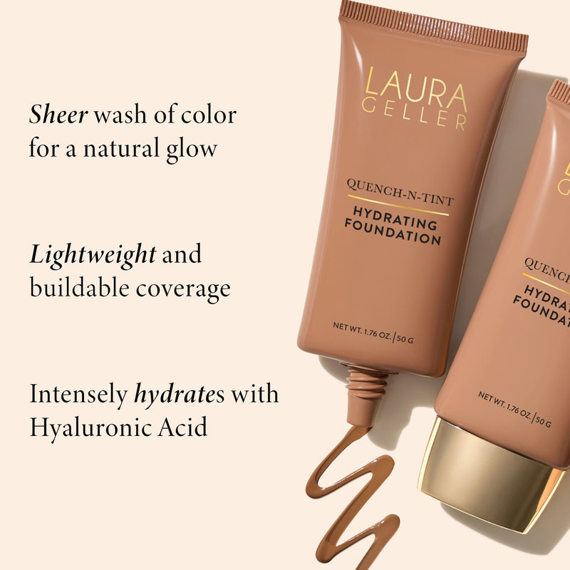 Laura Geller Quench-n-Tint Hydrating Foundation Benefits