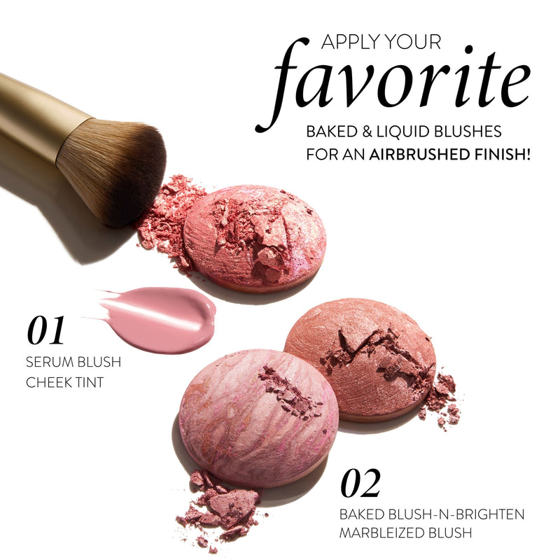 Angled Blush Brush apply your favorite blushes