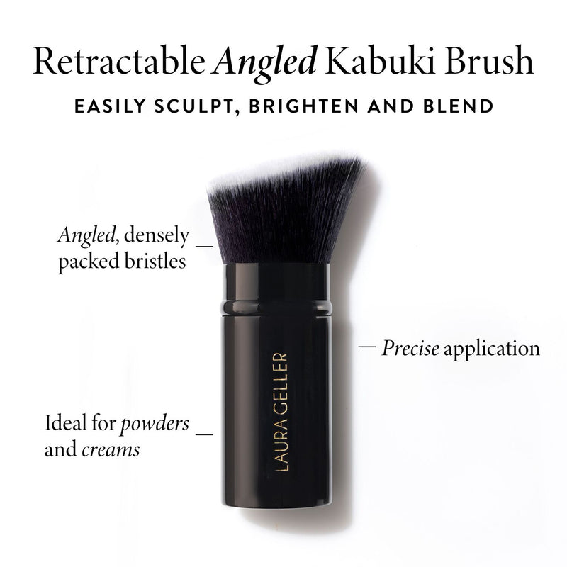 Retractable Angled Kabuki Brush benefits