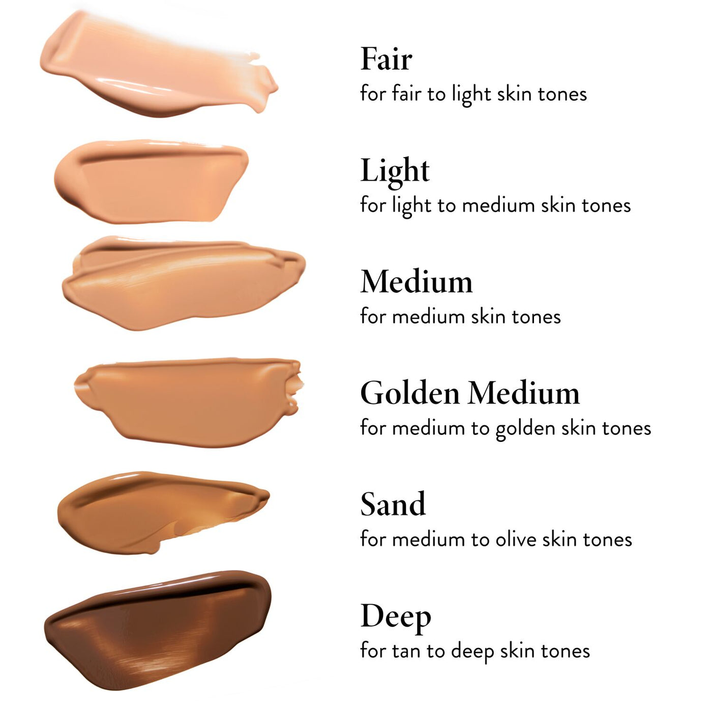 Color fashion foundati s for fair skin