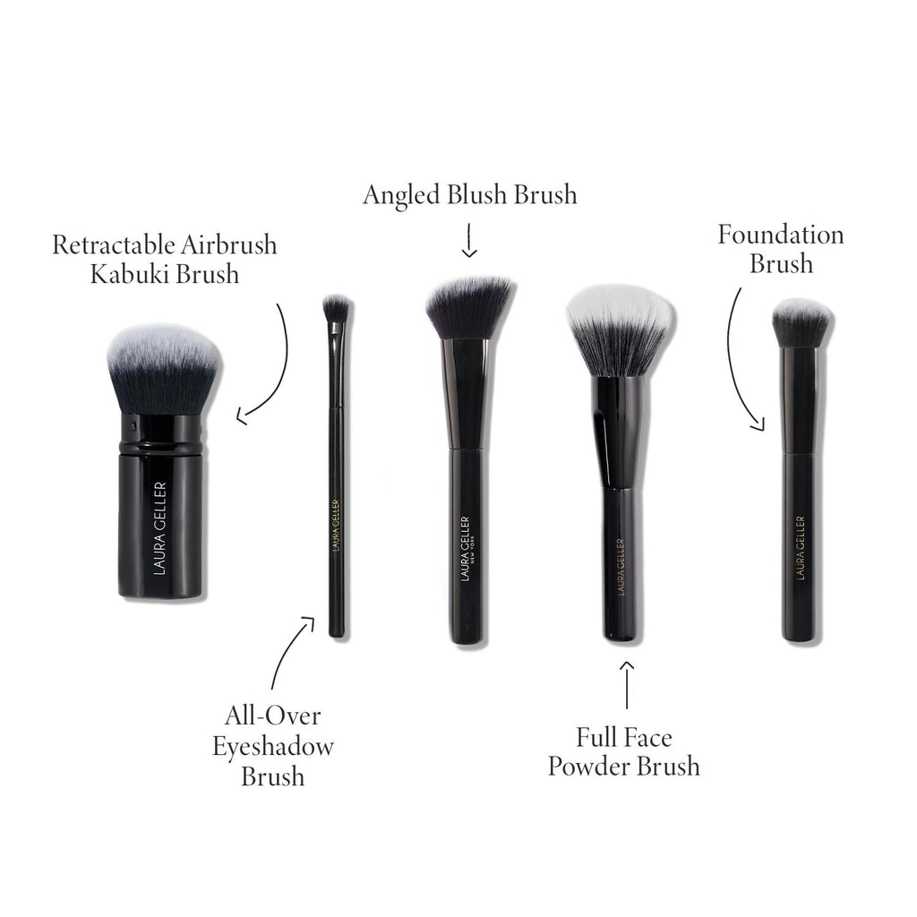 Laura geller baked good powder retractable brush bundle (25 piece)