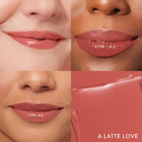 Laura Geller Jelly Balm Hydrating Lip Color Model Grid in A Latte Love