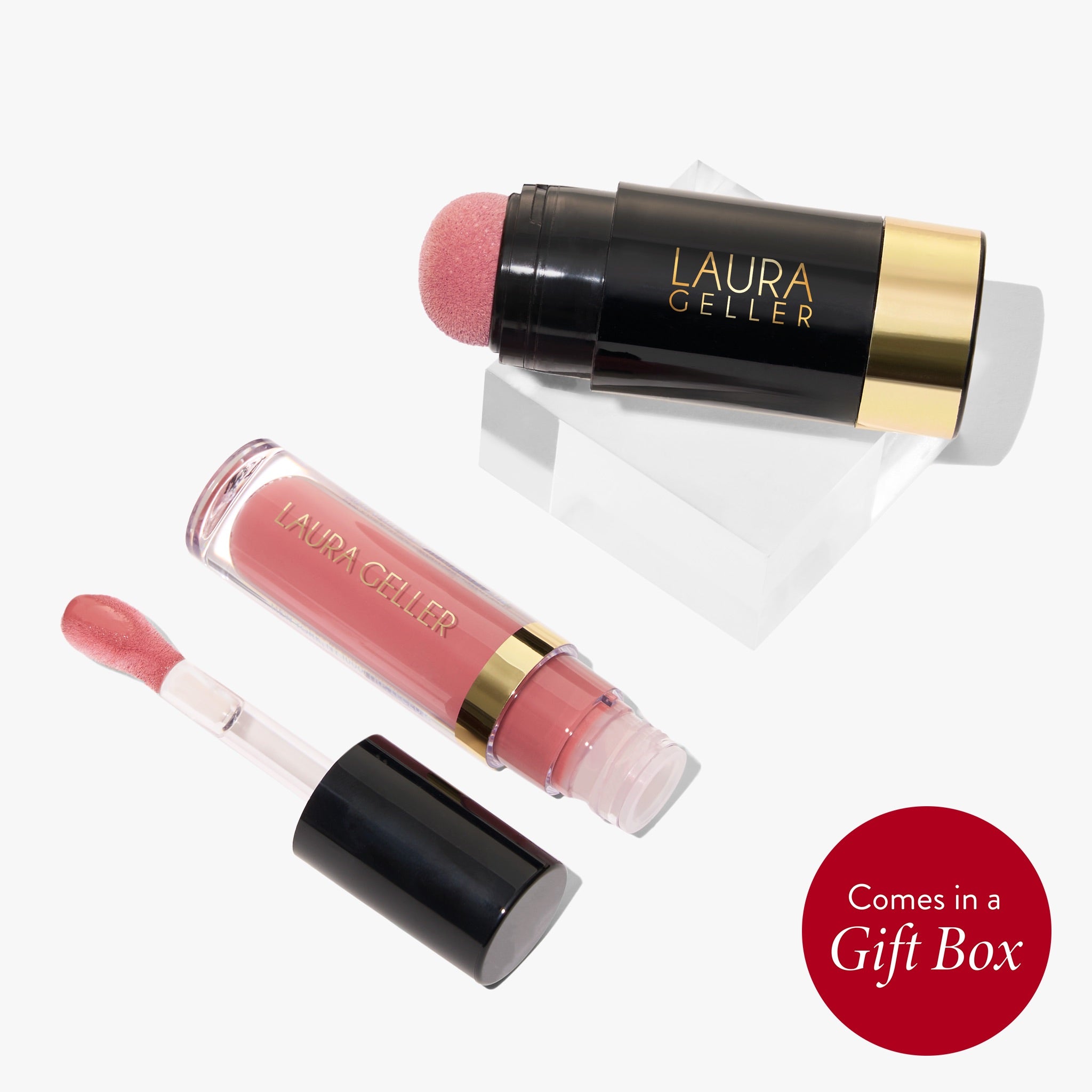 Laura Geller Serum Staples Smooth Blush and Lip Duo GIft Box