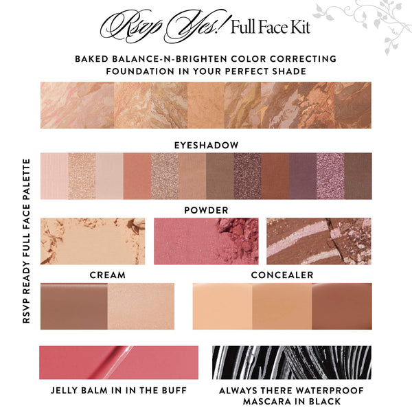 RSVP Yes! Full Face Kit (4 PC)