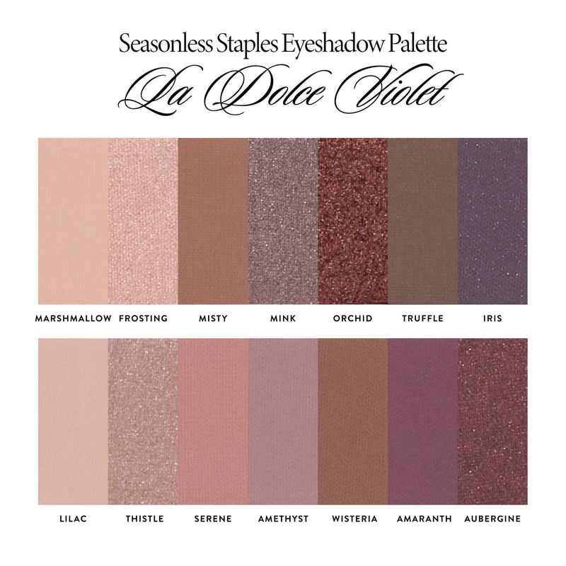 Seasonless Staples La Dolce Violet 14 Multi-Finish Eyeshadows