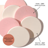 Double Take Baked full coverage foundation applicator sponge included